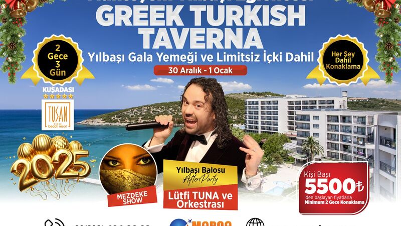 Tusan Beach Resort / Kuşadası / 2025 Yılbaşı